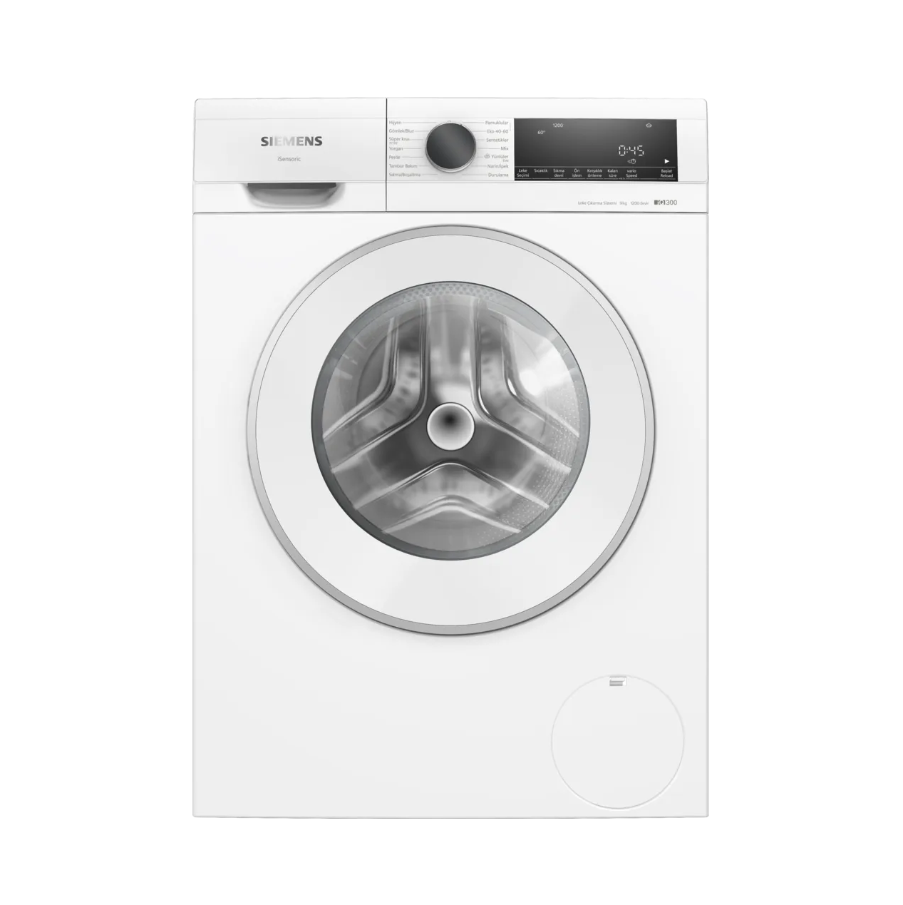 Siemens WG42A1X2TR i300 9KG 1200 Devir A Çamaşır Makinesi Beyaz