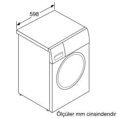 Siemens WG42A1X2TR i300 9KG 1200 Devir A Çamaşır Makinesi Beyaz