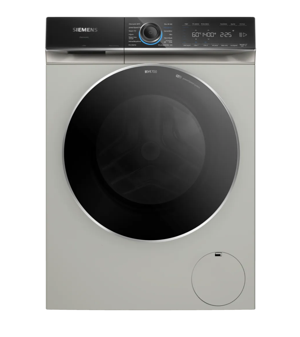 Siemens WG54B2ASTR iQ700 Çamaşır Makinesi i-Dos 10 kg 1400 Devir Home Connect Gümüş