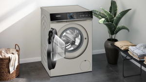 Siemens WG54B2ASTR iQ700 Çamaşır Makinesi i-Dos 10 kg 1400 Devir Home Connect Gümüş