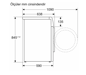 Siemens WG54B2ASTR iQ700 Çamaşır Makinesi i-Dos 10 kg 1400 Devir Home Connect Gümüş