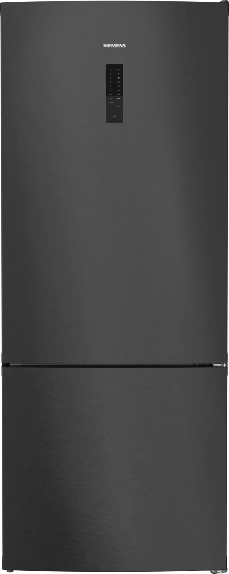 Siemens KG76NCXE0N iQ500 Alttan Donduruculu Buzdolabı 186 x 75 cm BlackSteel, Total noFrost