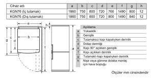 Siemens KG76NCXE0N iQ500 Alttan Donduruculu Buzdolabı 186 x 75 cm BlackSteel, Total noFrost