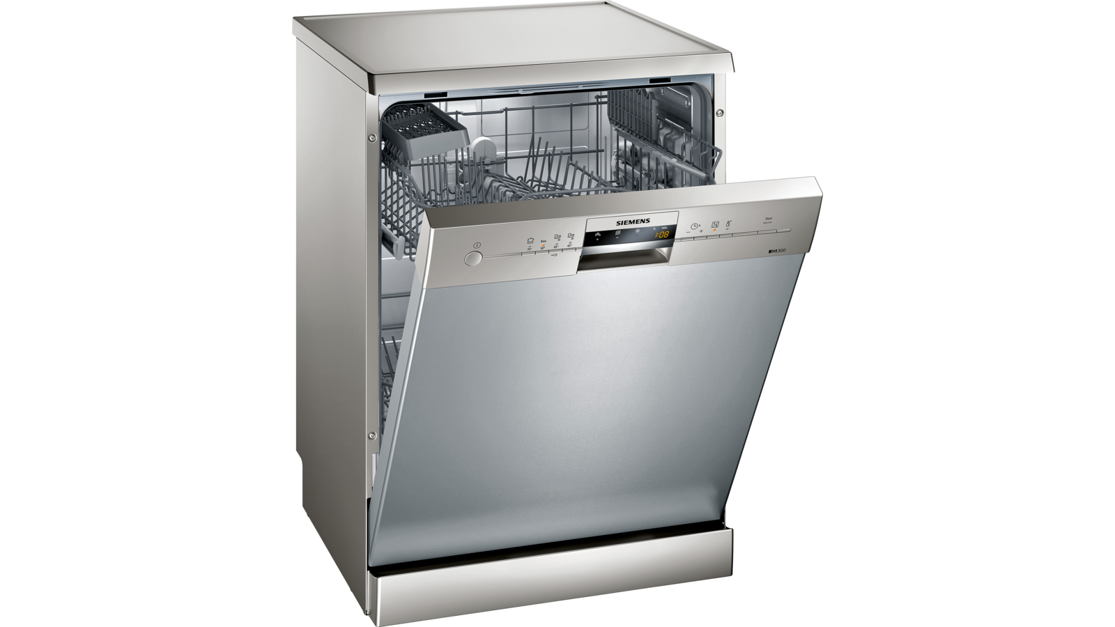 Siemens SN234I01DT iQ300 Solo Bulaşık Makinesi 60 cm Fırçalanmış çelik parmak izi tutmaz