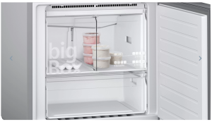 Siemens KG55NCIE0N iQ300 Alttan Donduruculu Buzdolabı 186 x 70 cm Kolay temizlenebilir Inox