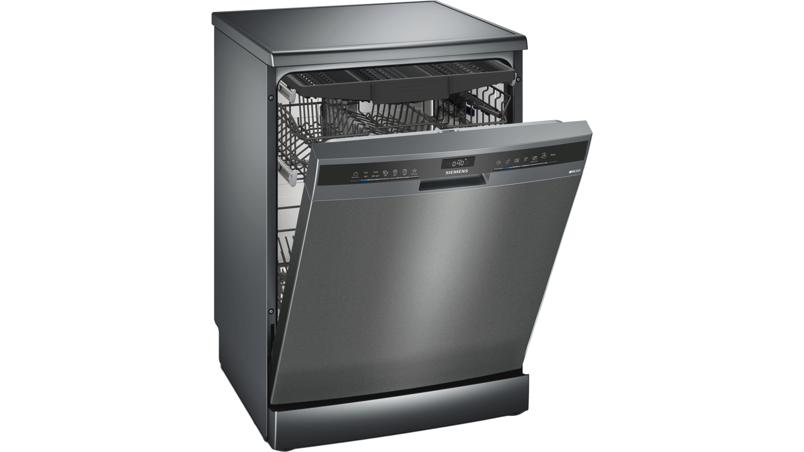 Siemens SN23IC62MT iQ300 Solo Bulaşık Makinesi 60 cm Brushed black steel anti-fingerprint