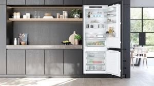 Siemens KB96NADD0 iQ500 Alttan Donduruculu Ankastre Buzdolabı 193.5 x 70.8 cm softClosing Düz Menteşe